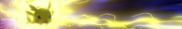 Pikachu in Aktion